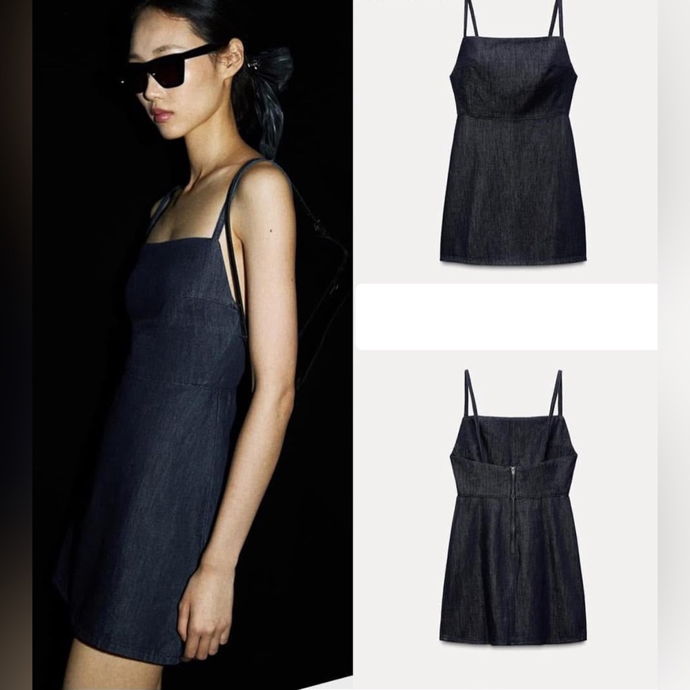 🆕 NWT Zara Denim Mini Dress